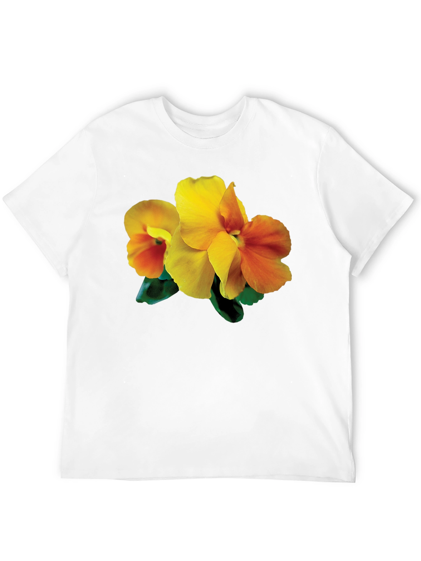 Floral Print Black T-Shirt