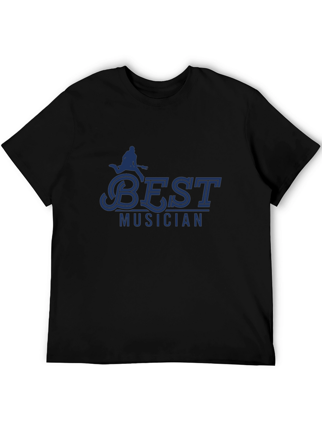 Best Musician Graphic T-Shirt - Black