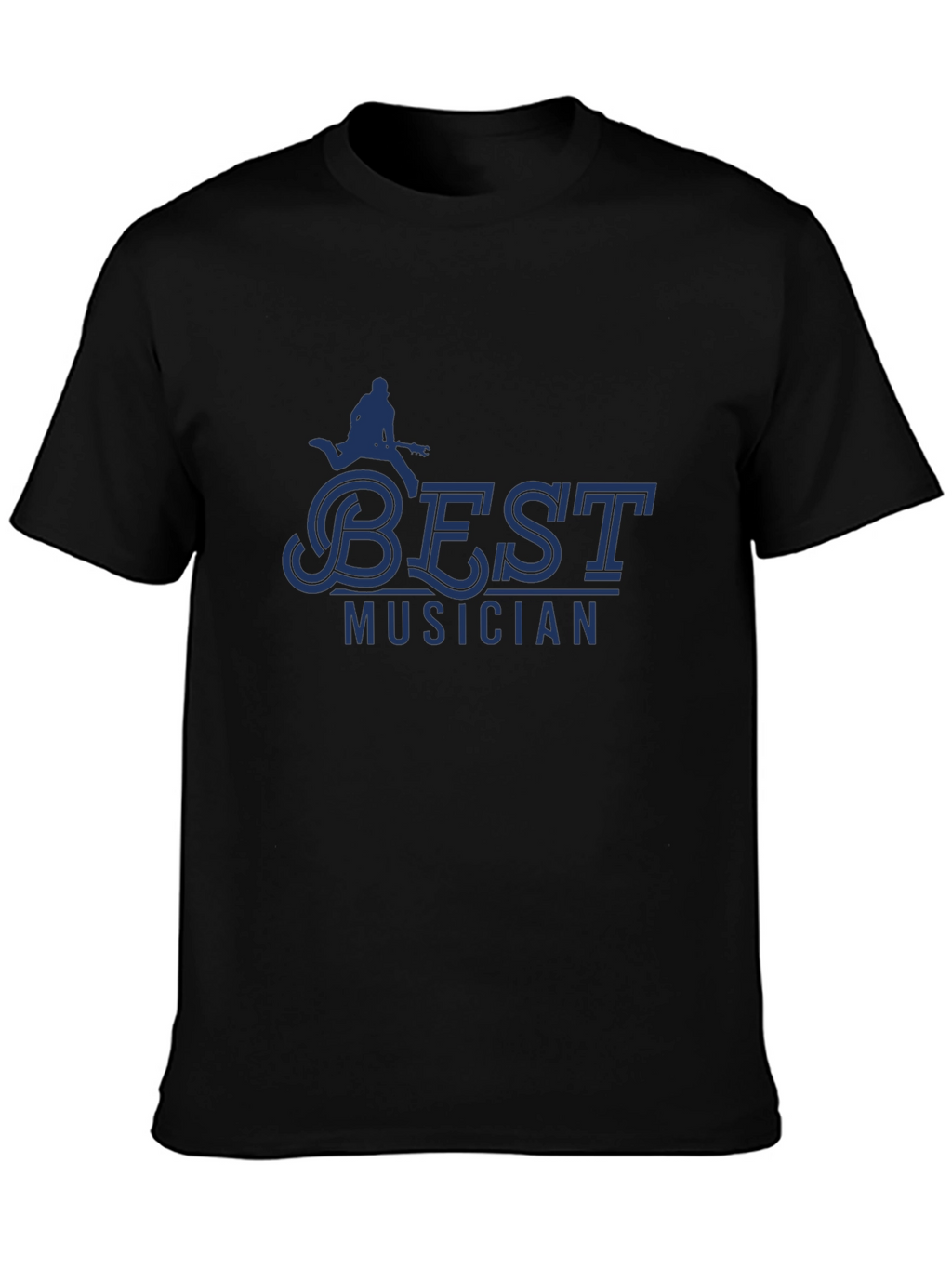 Best Musician Graphic T-Shirt - Black