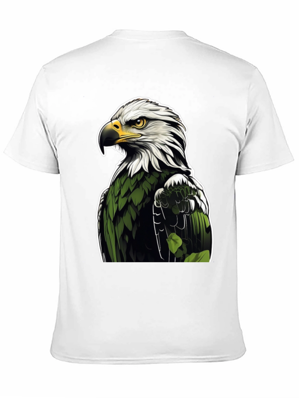 Eagle Graphic Print Black T-Shirt