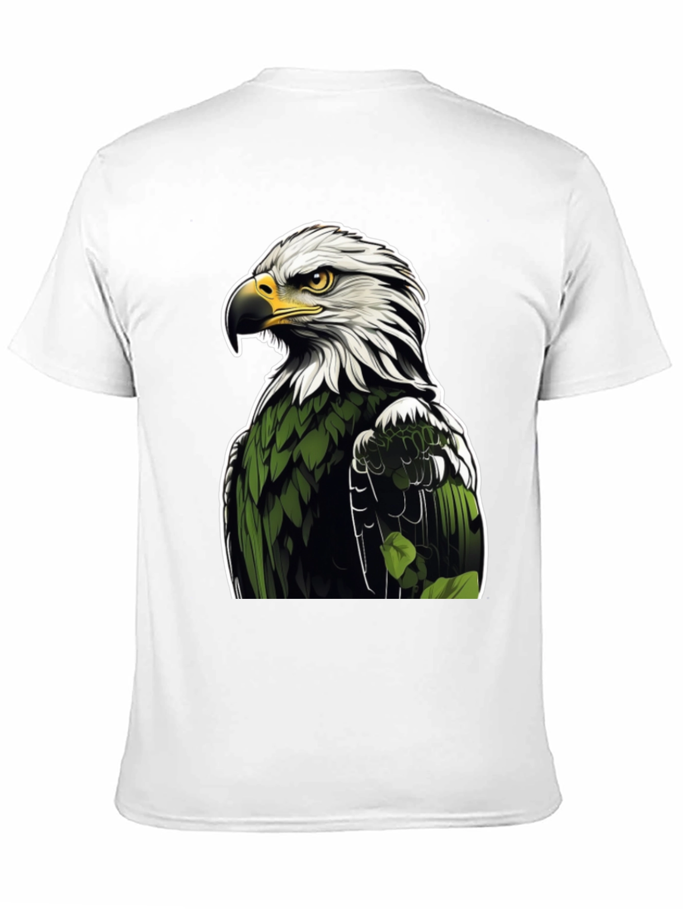 Eagle Graphic Print Black T-Shirt