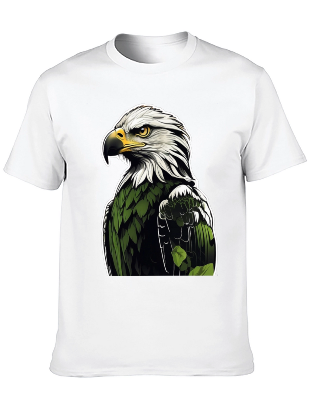 Eagle Graphic Print Black T-Shirt