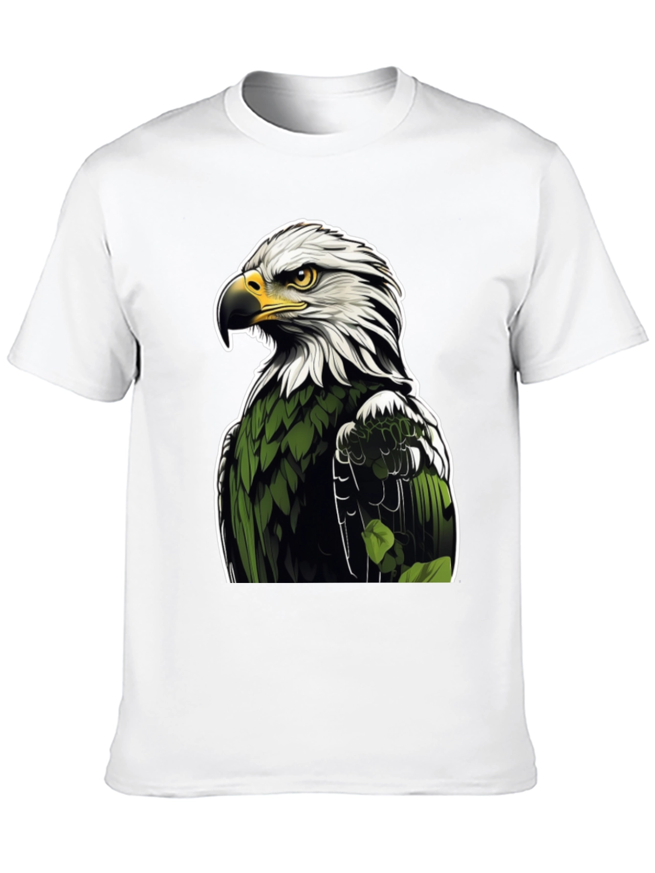 Eagle Graphic Print Black T-Shirt