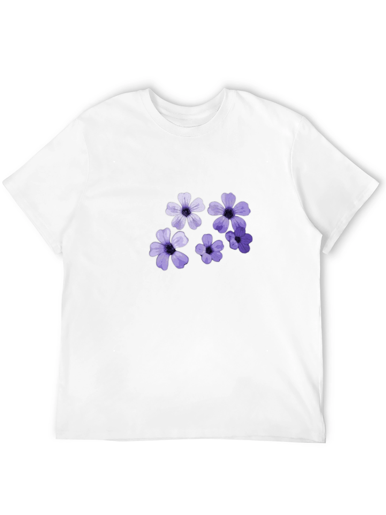 Floral Print Crew Neck T-Shirt