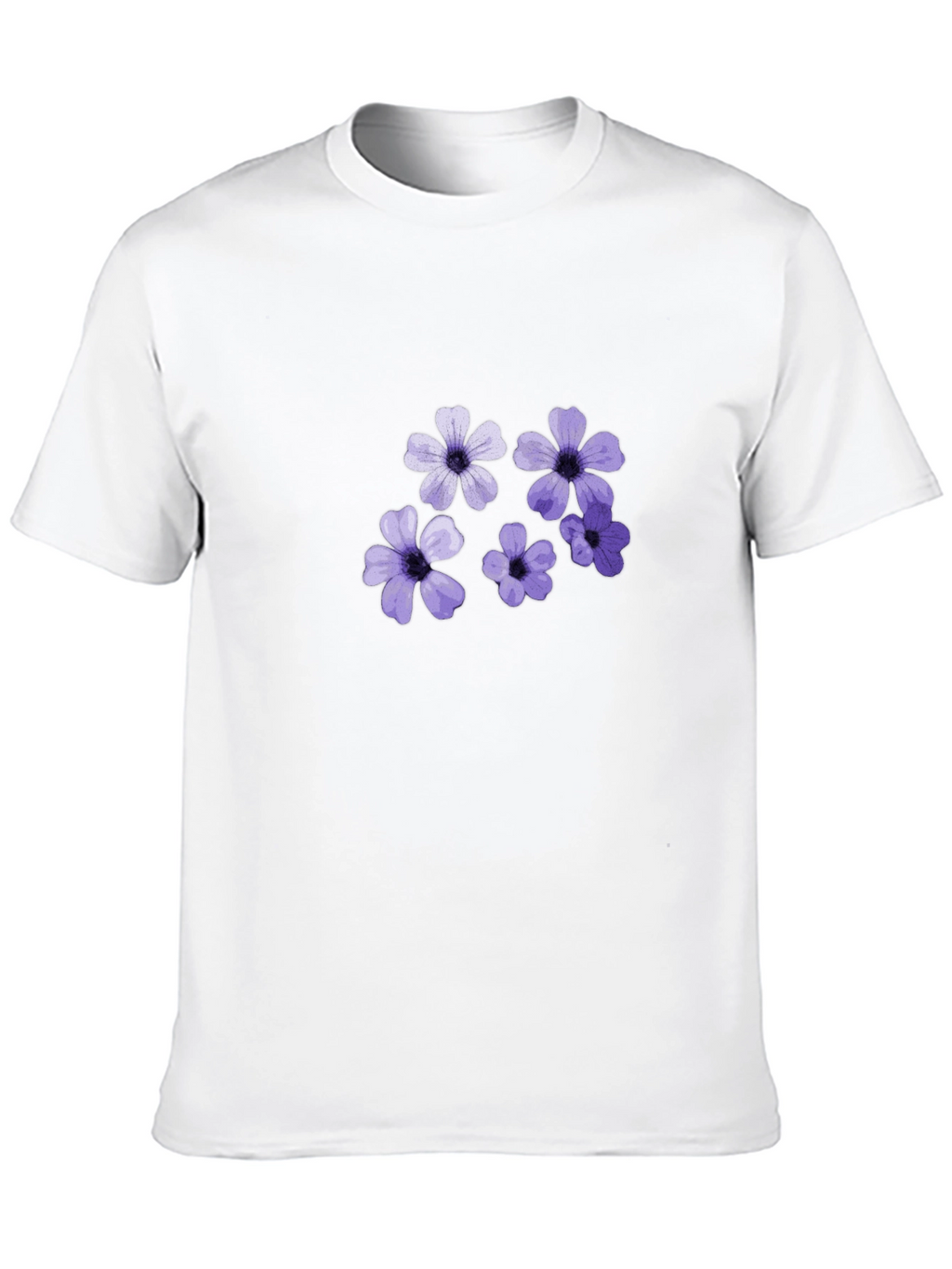 Floral Print Crew Neck T-Shirt