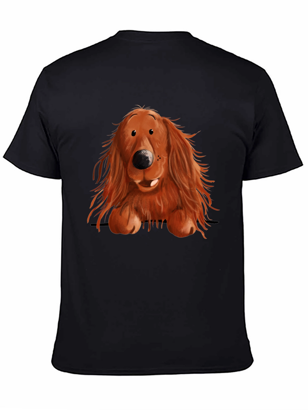 Cute Dog Graphic Print T-Shirt