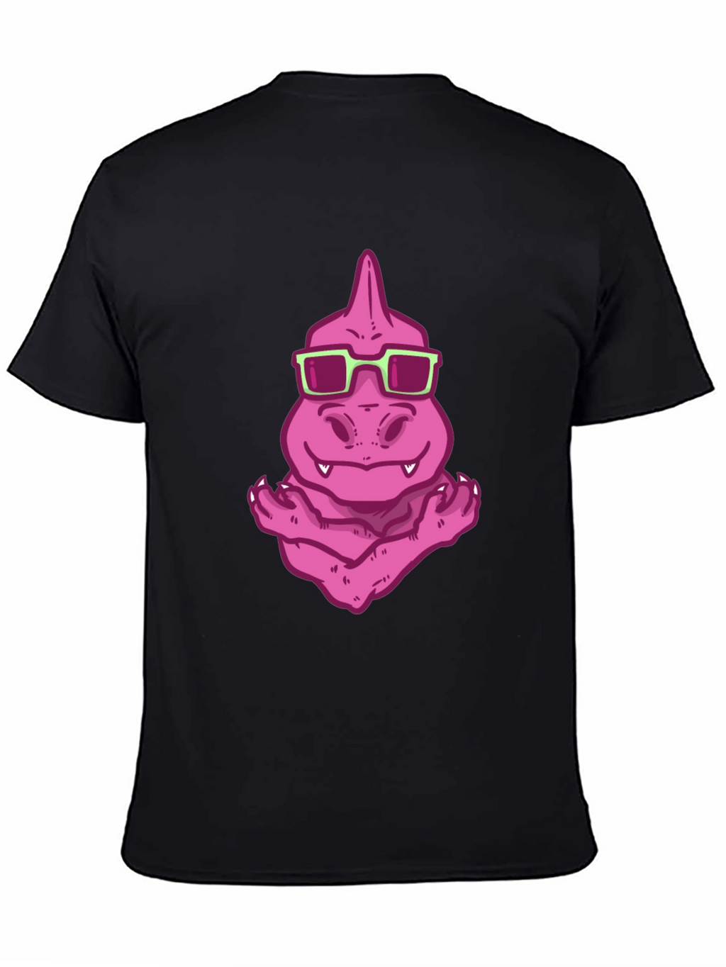 Cool Dino Graphic Tee - Black