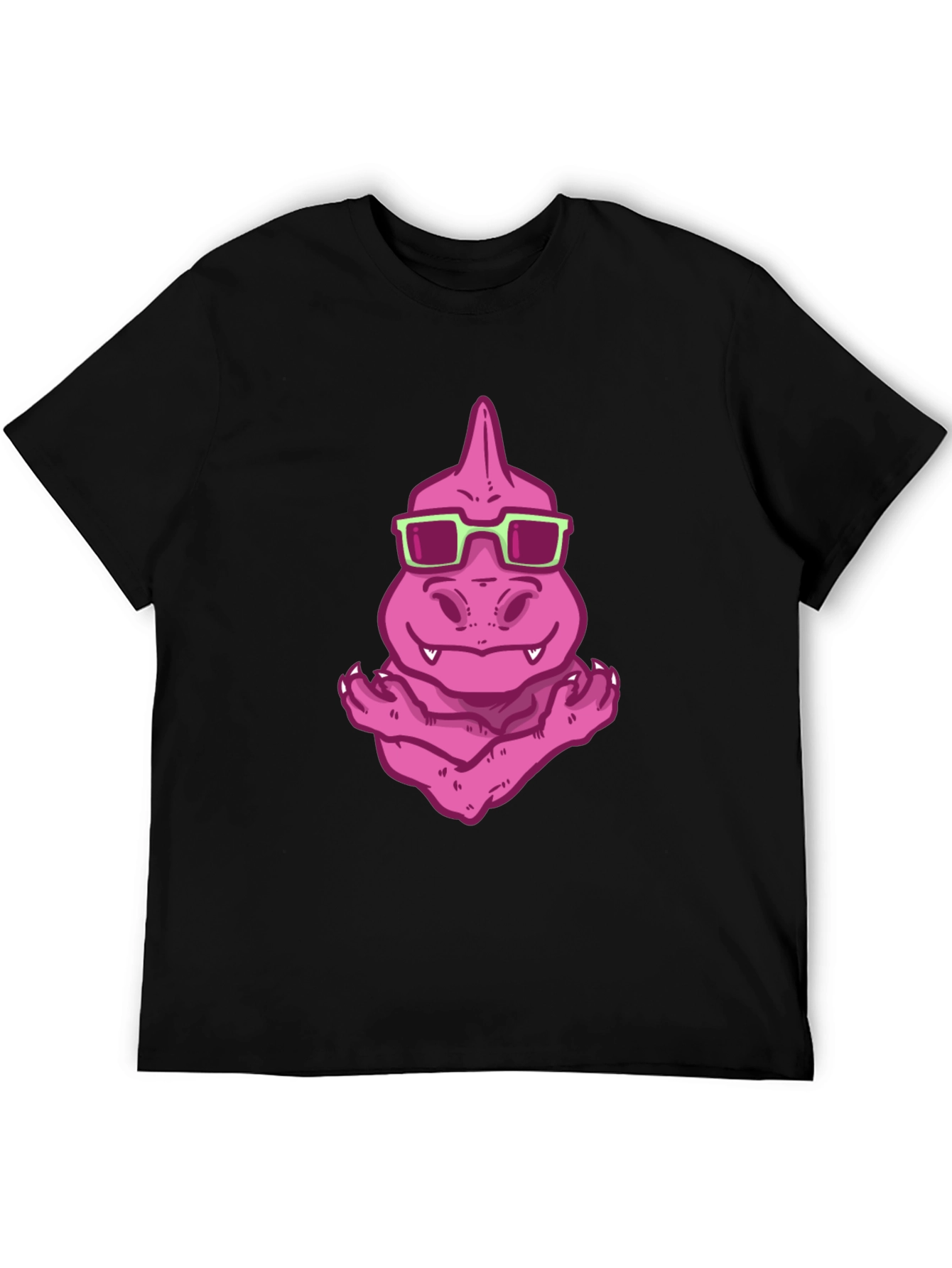 Cool Dino Graphic Tee - Black