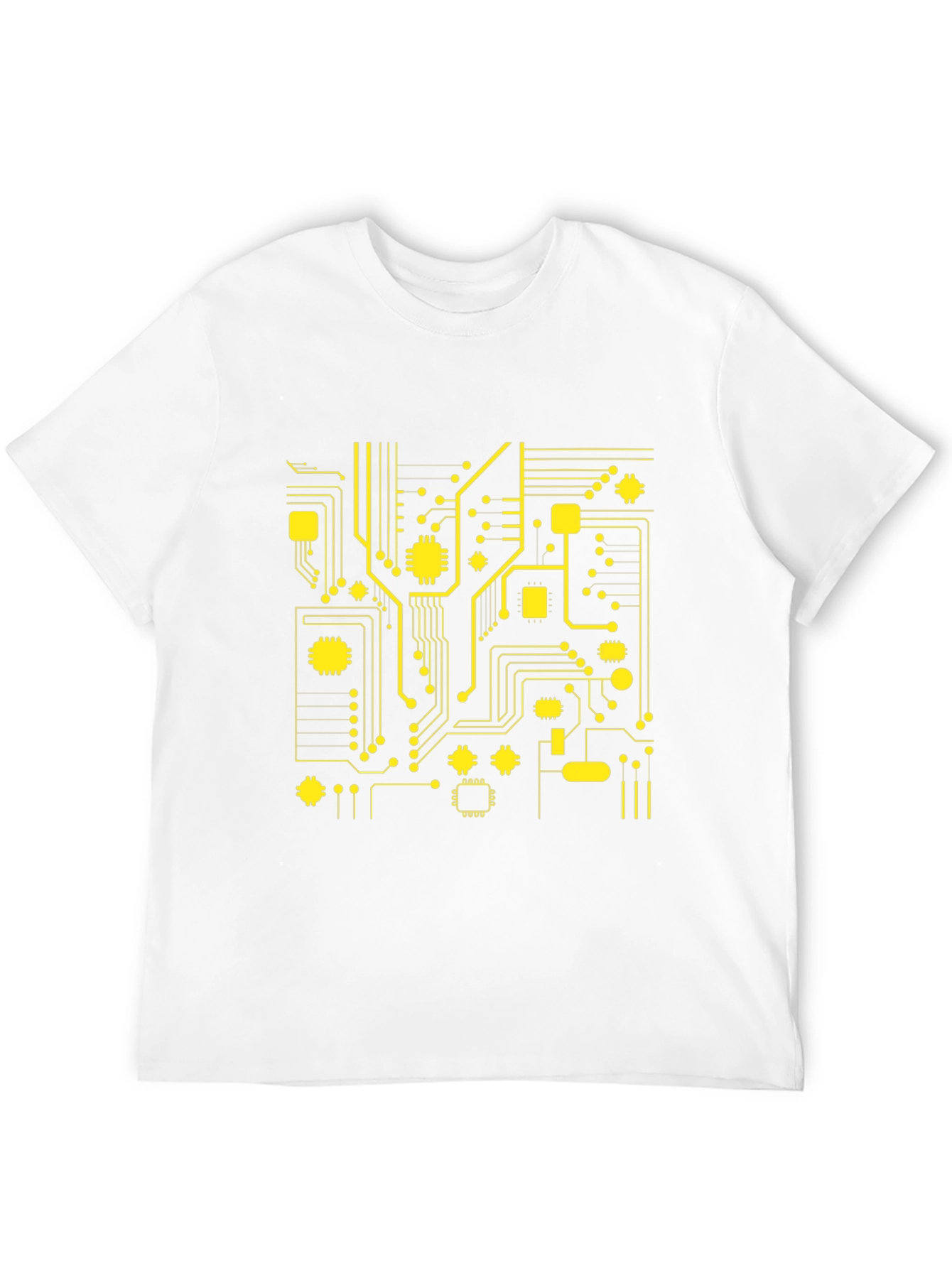 Circuit Board Graphic Tee - Tech Style