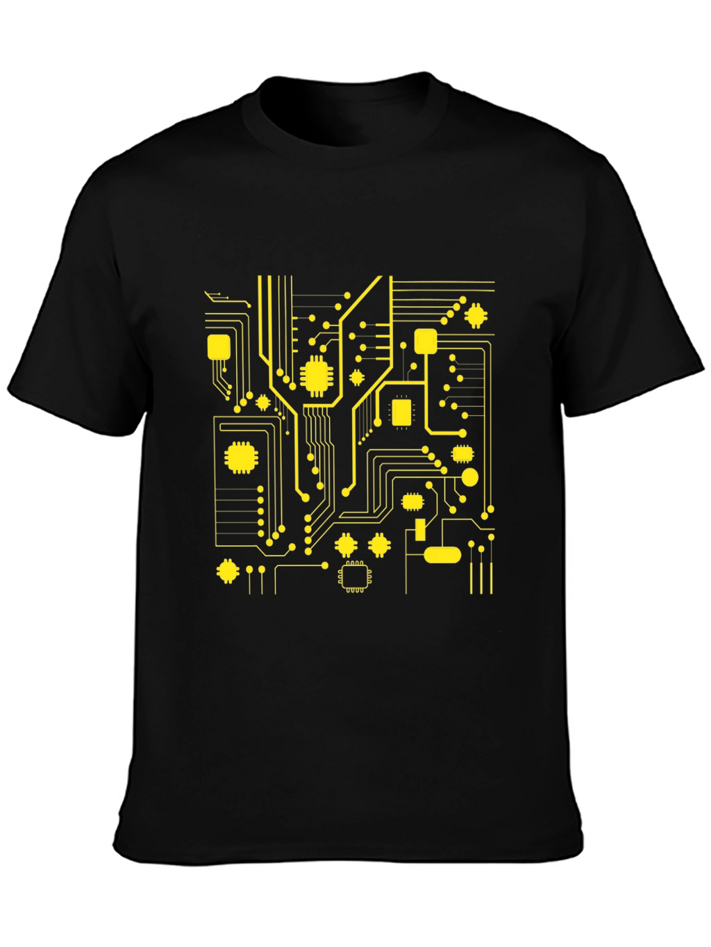 Circuit Board Graphic Tee - Tech Style