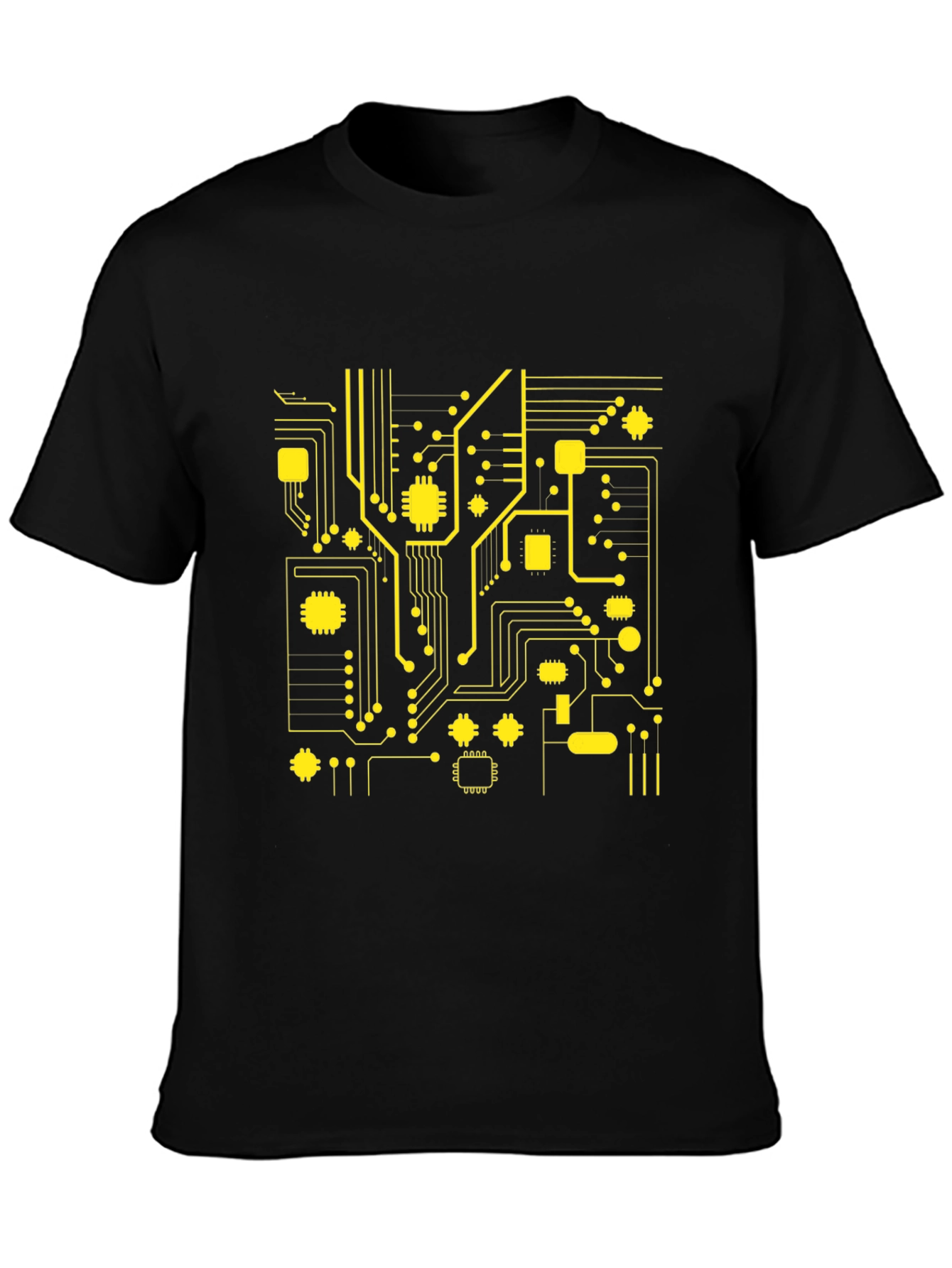 Circuit Board Graphic Tee - Tech Style