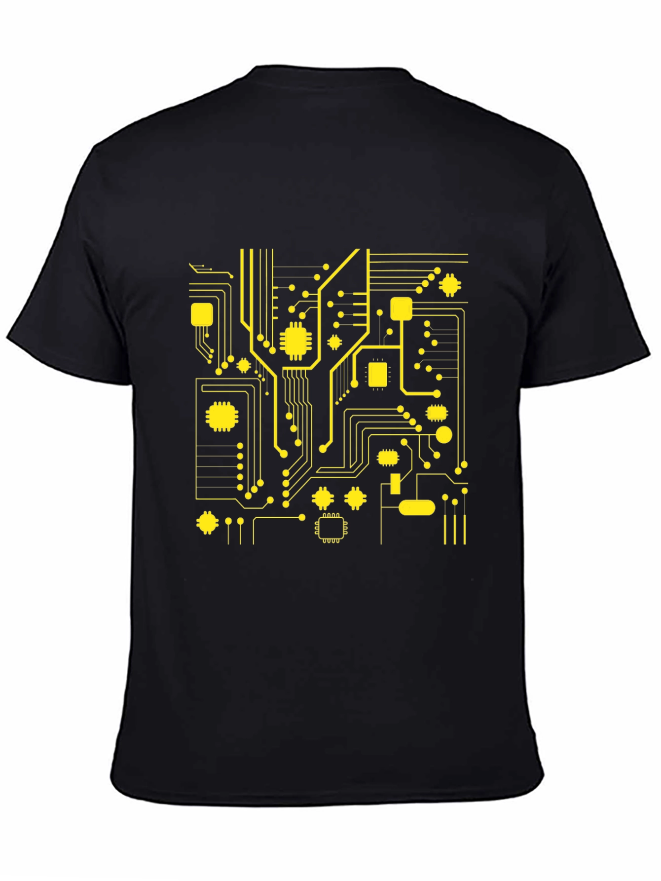 Circuit Board Graphic Tee - Tech Style