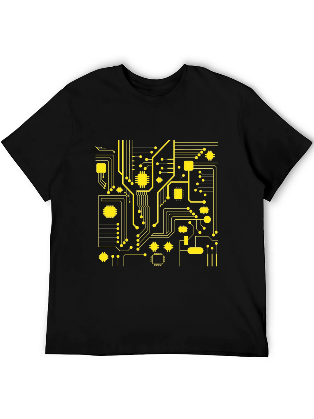 Circuit Board Graphic Tee - Tech Style