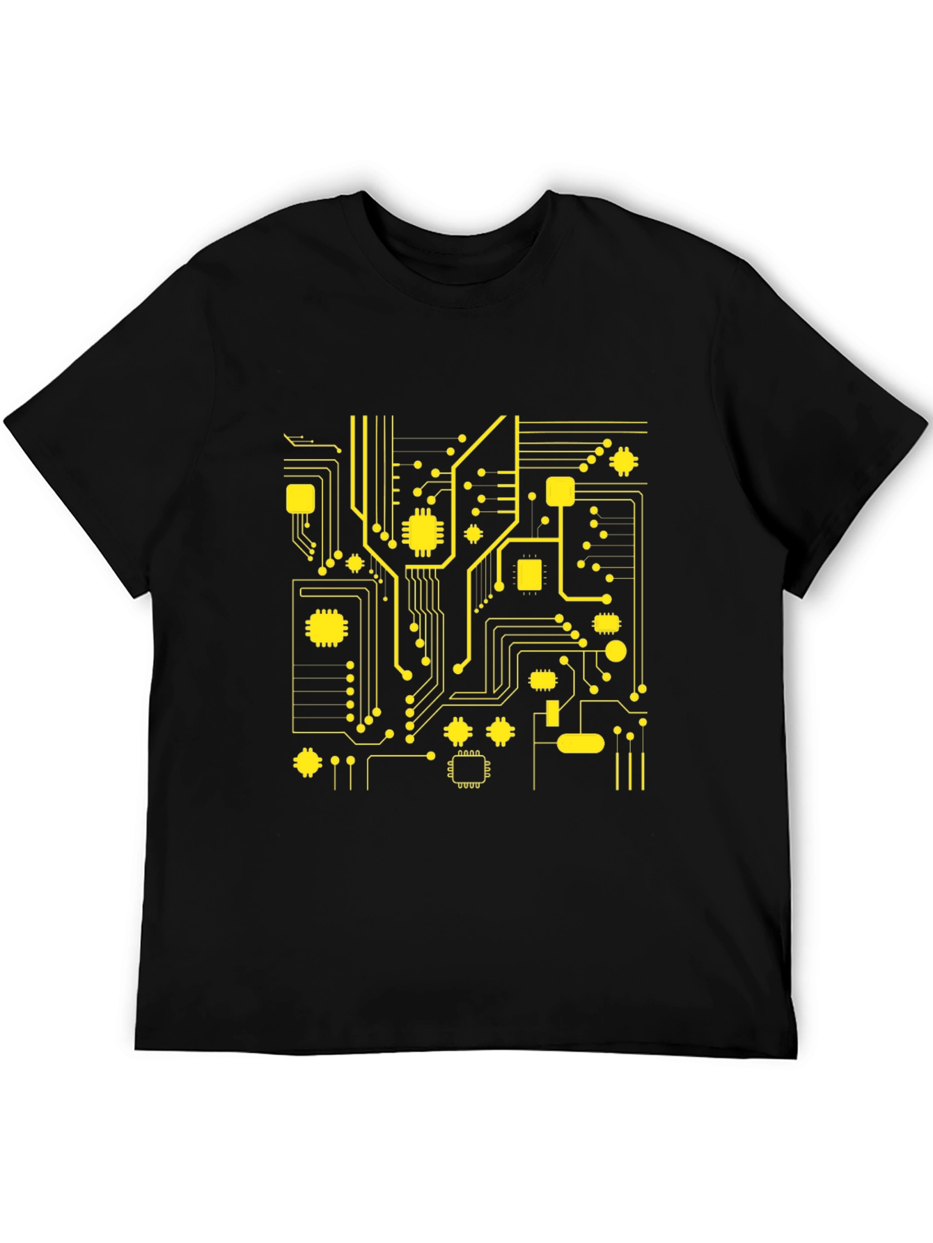 Circuit Board Graphic Tee - Tech Style