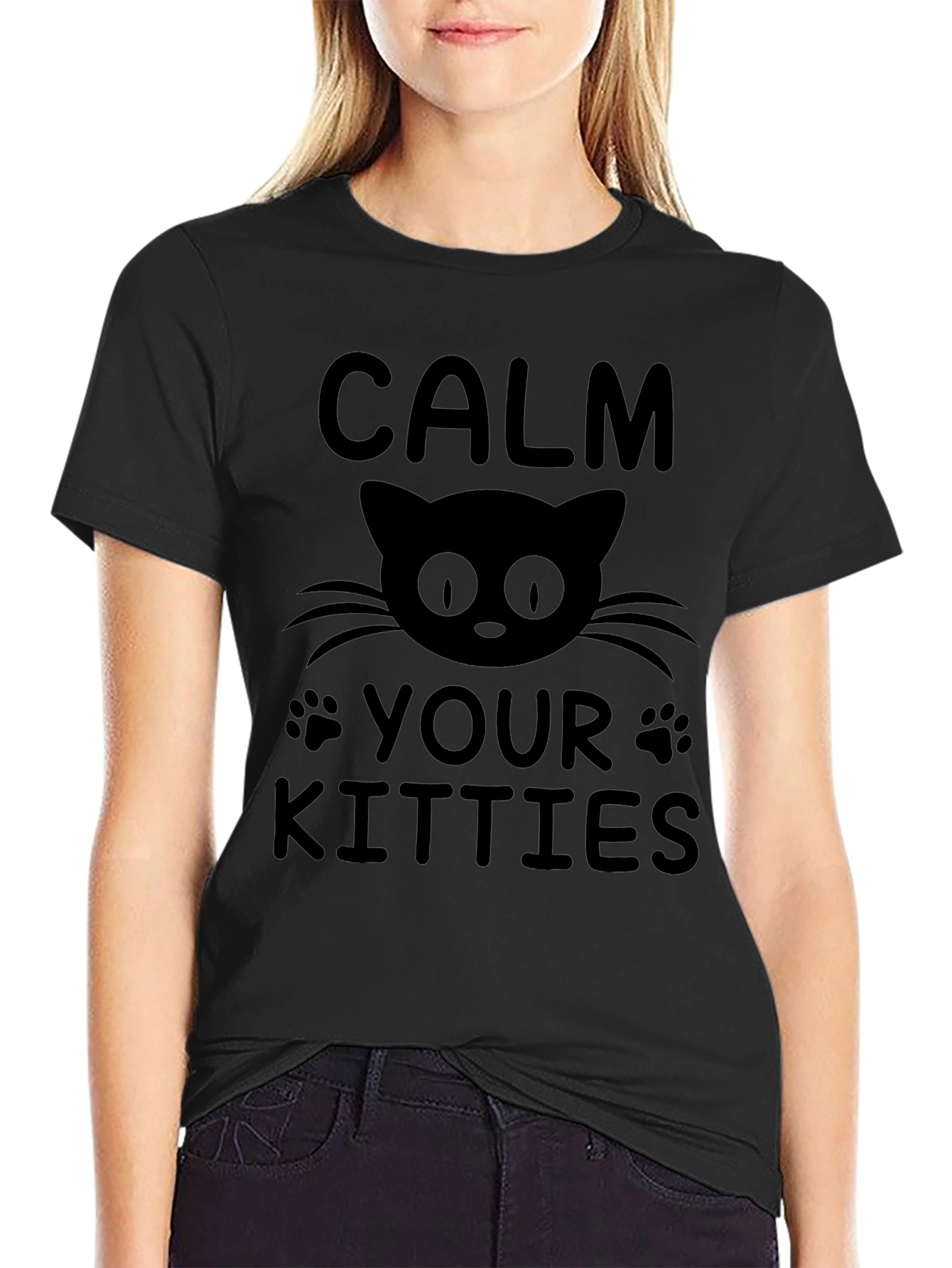 Calm Your Kitties T-Shirt - Cat Lovers Tee