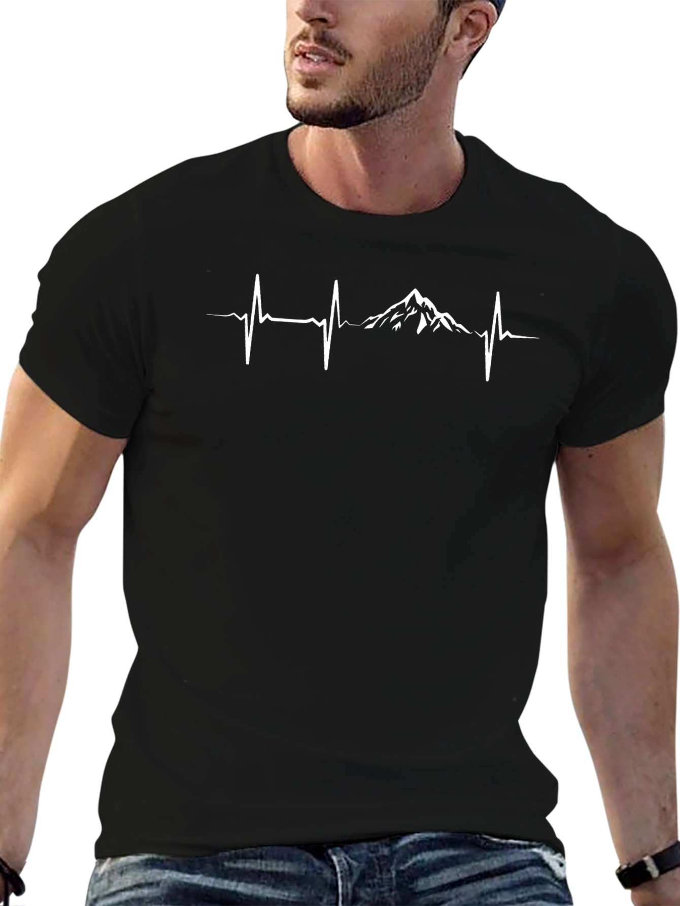 Heartbeat Mountain Graphic Tee