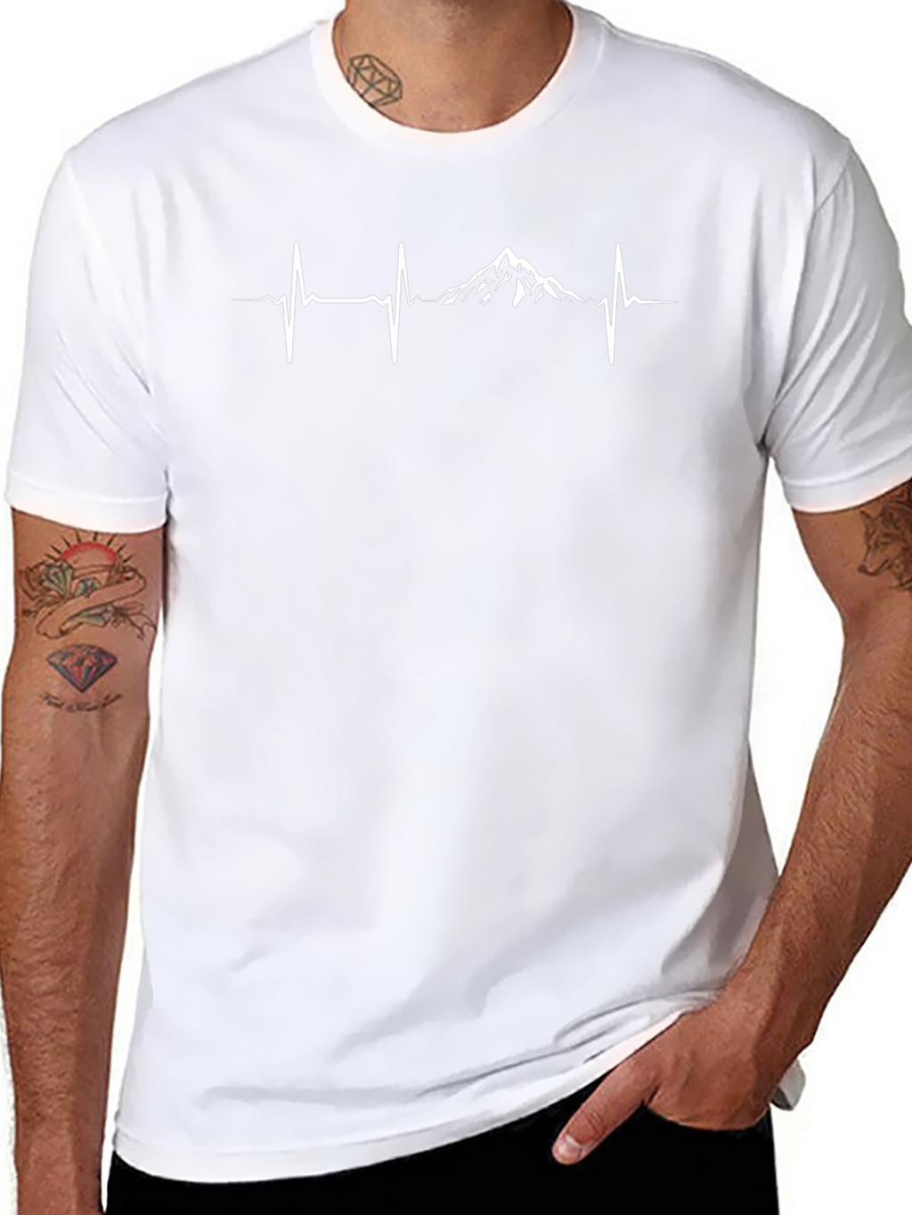 Heartbeat Mountain Graphic Tee