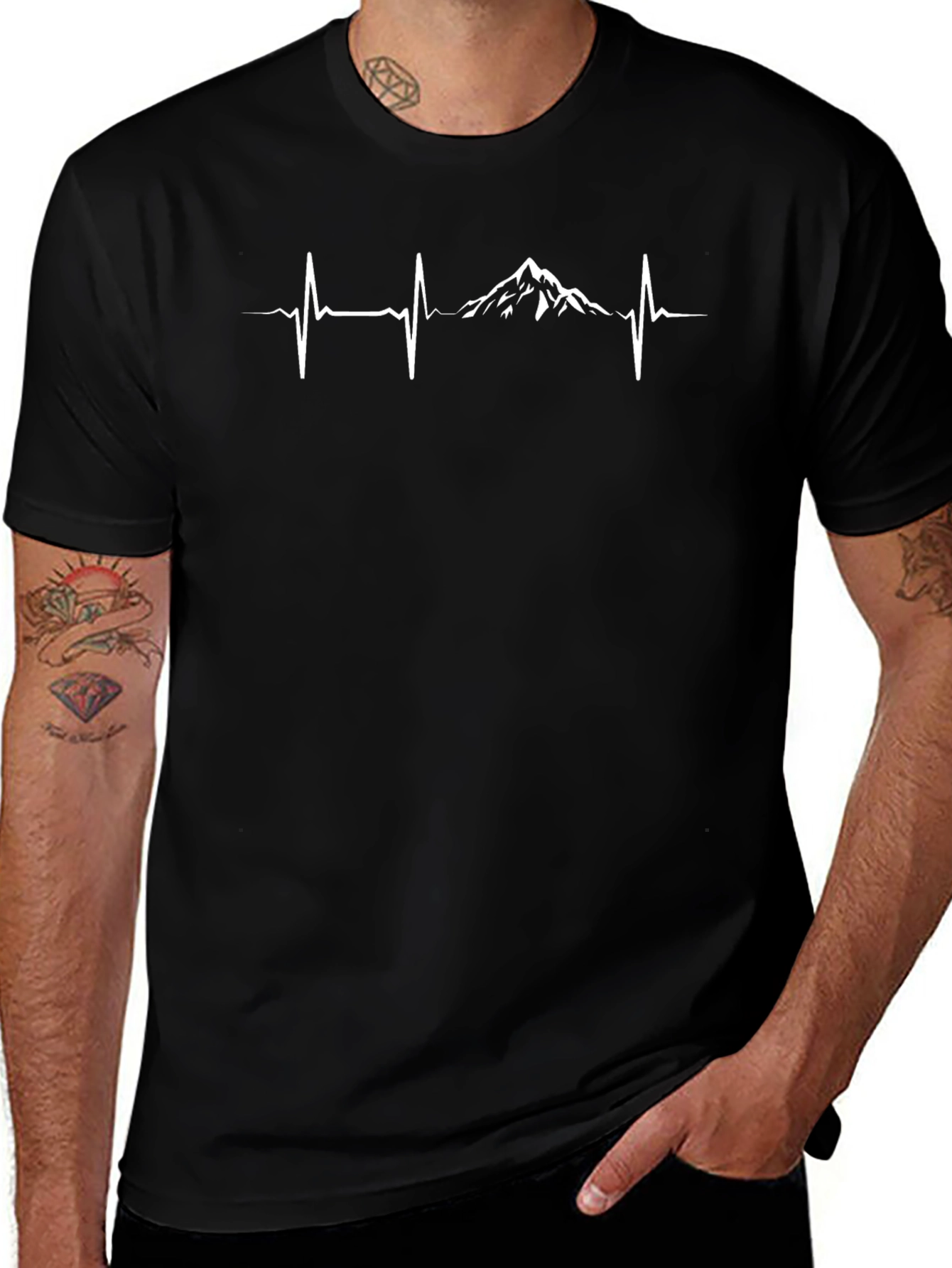 Heartbeat Mountain Graphic Tee
