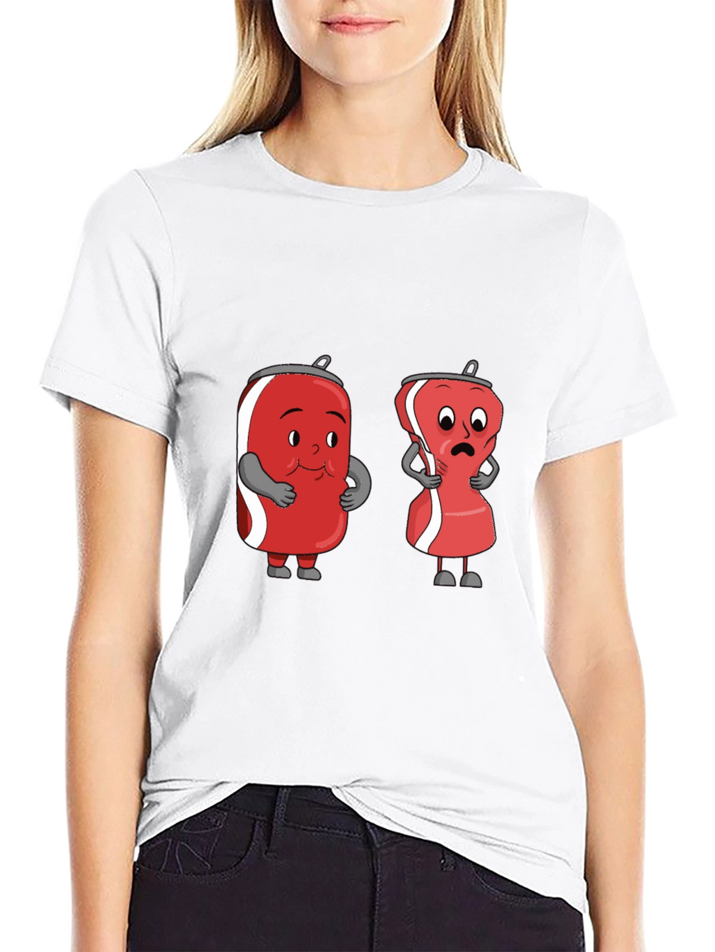 Funny Cartoon Soda Can T-Shirt