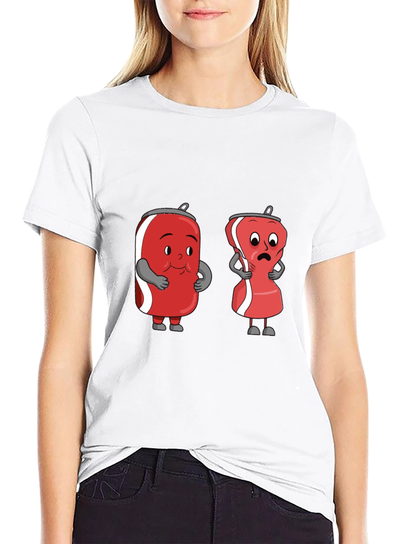 Funny Cartoon Soda Can T-Shirt
