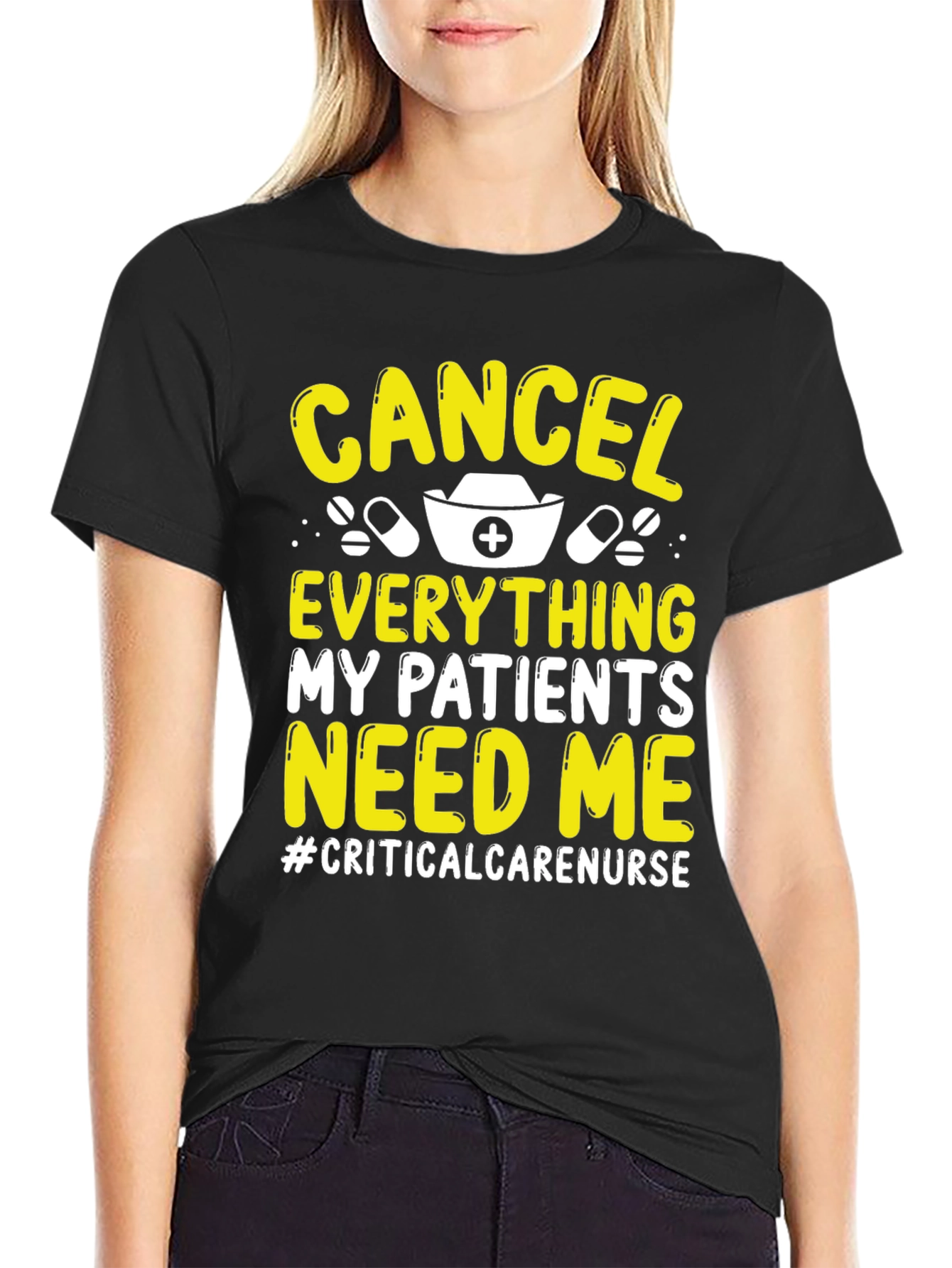 Critical Care Nurse T-Shirt - Cancel Everything