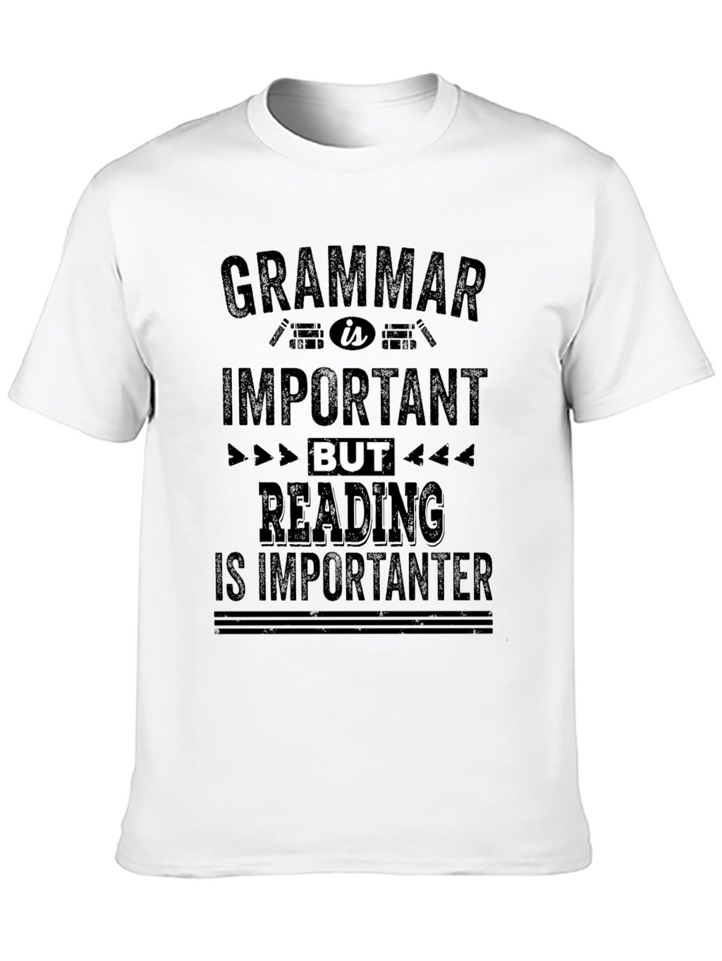 Grammar vs Reading T-Shirt