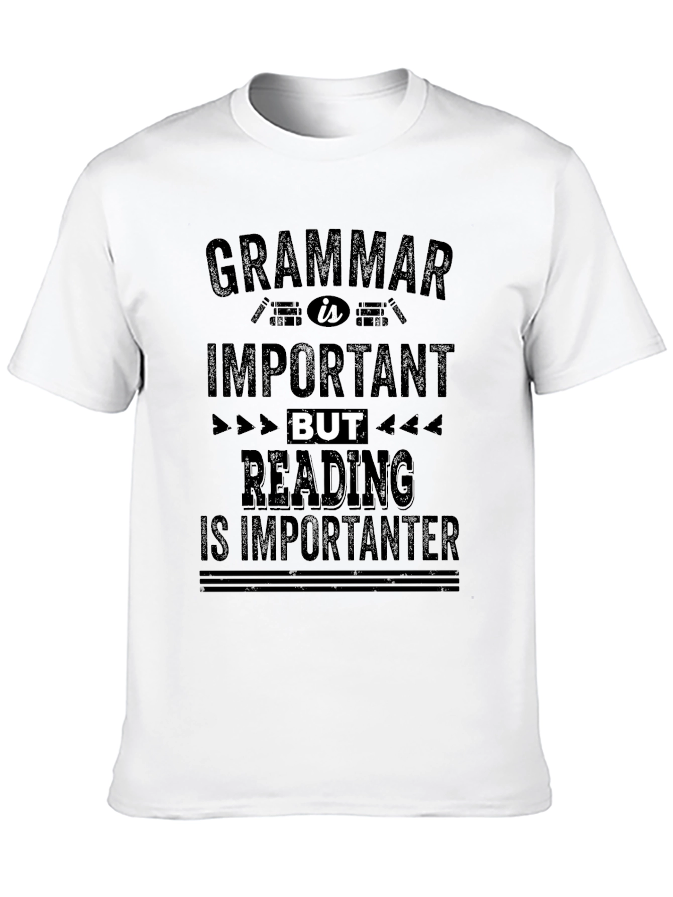 Grammar vs Reading T-Shirt