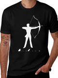 Archery Silhouette Black Tee