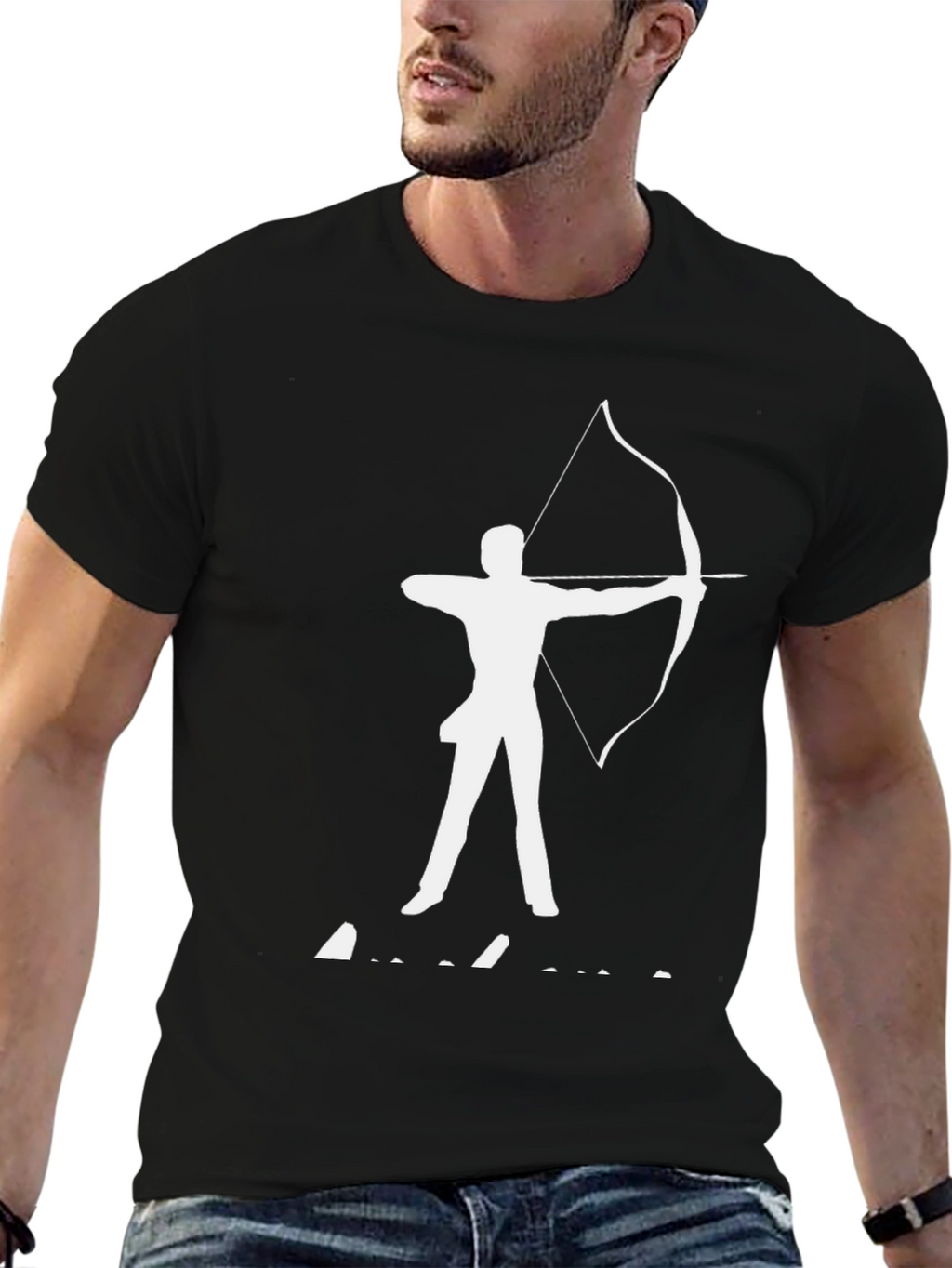 Archery Silhouette Black Tee