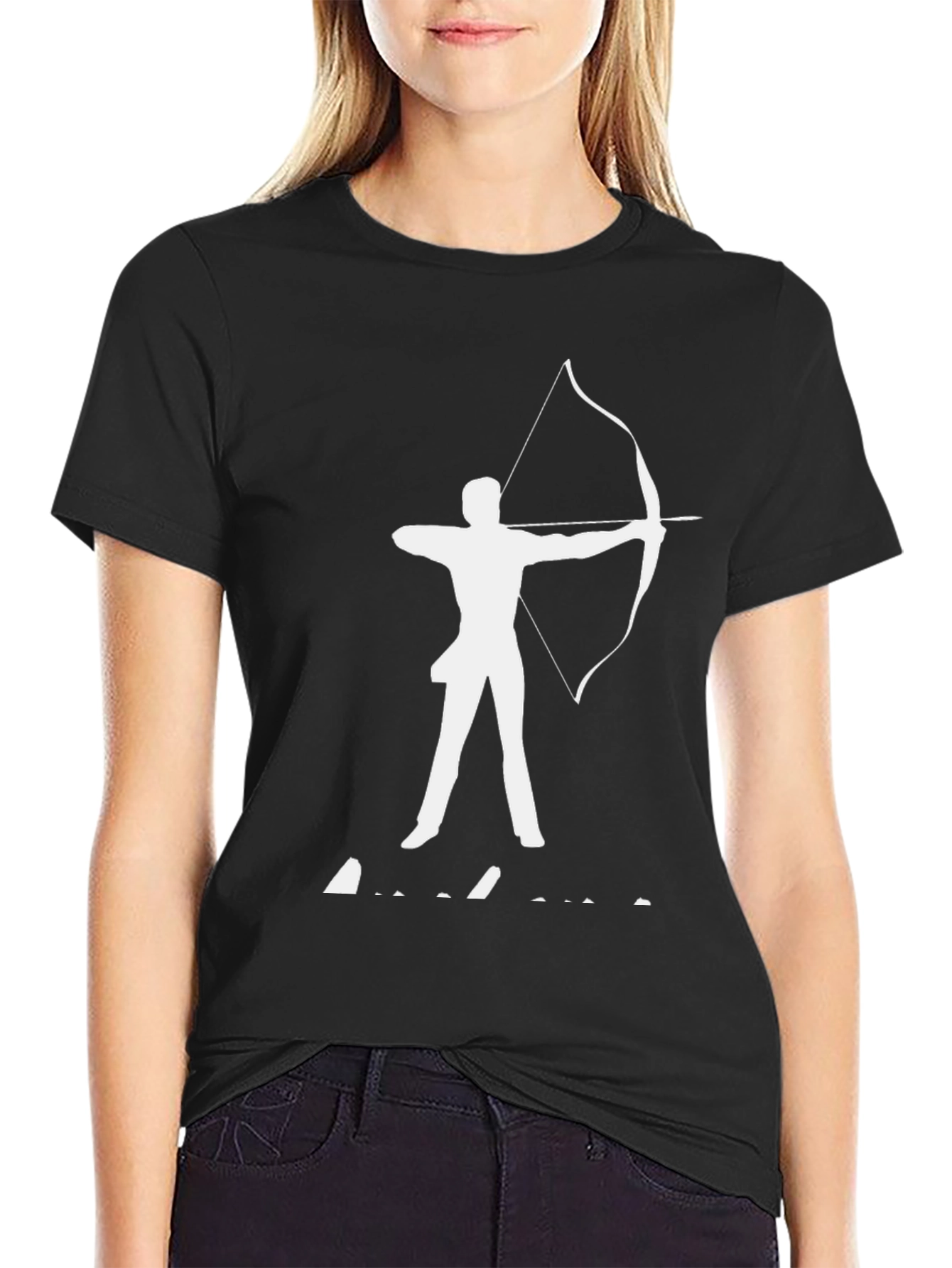 Archery Silhouette Black Tee
