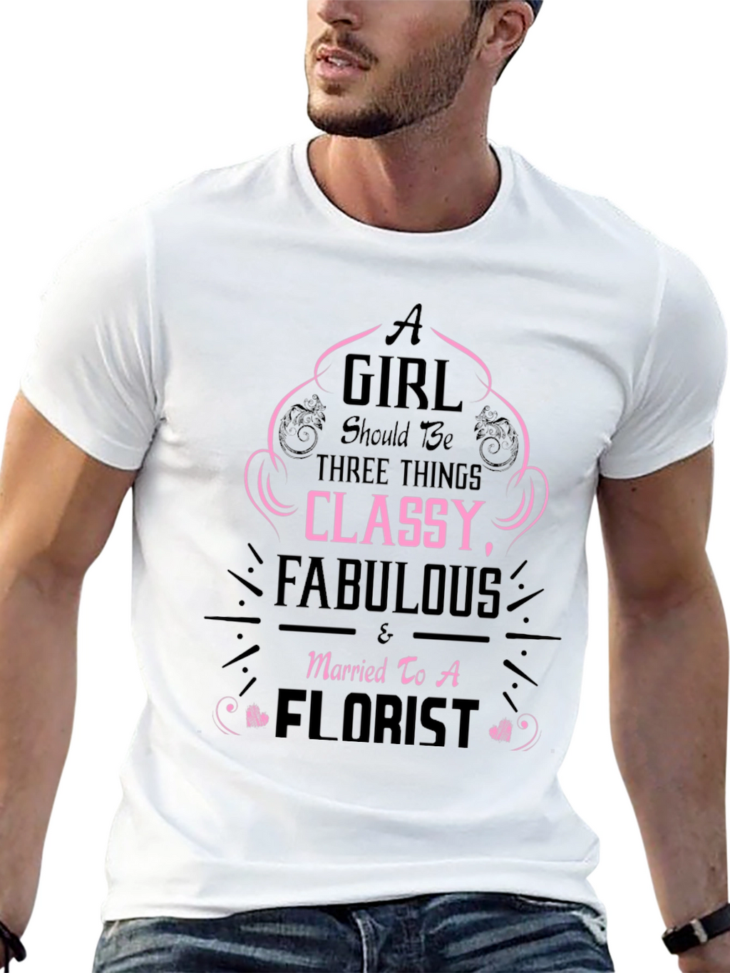 Classy Fabulous Florist Graphic Tee