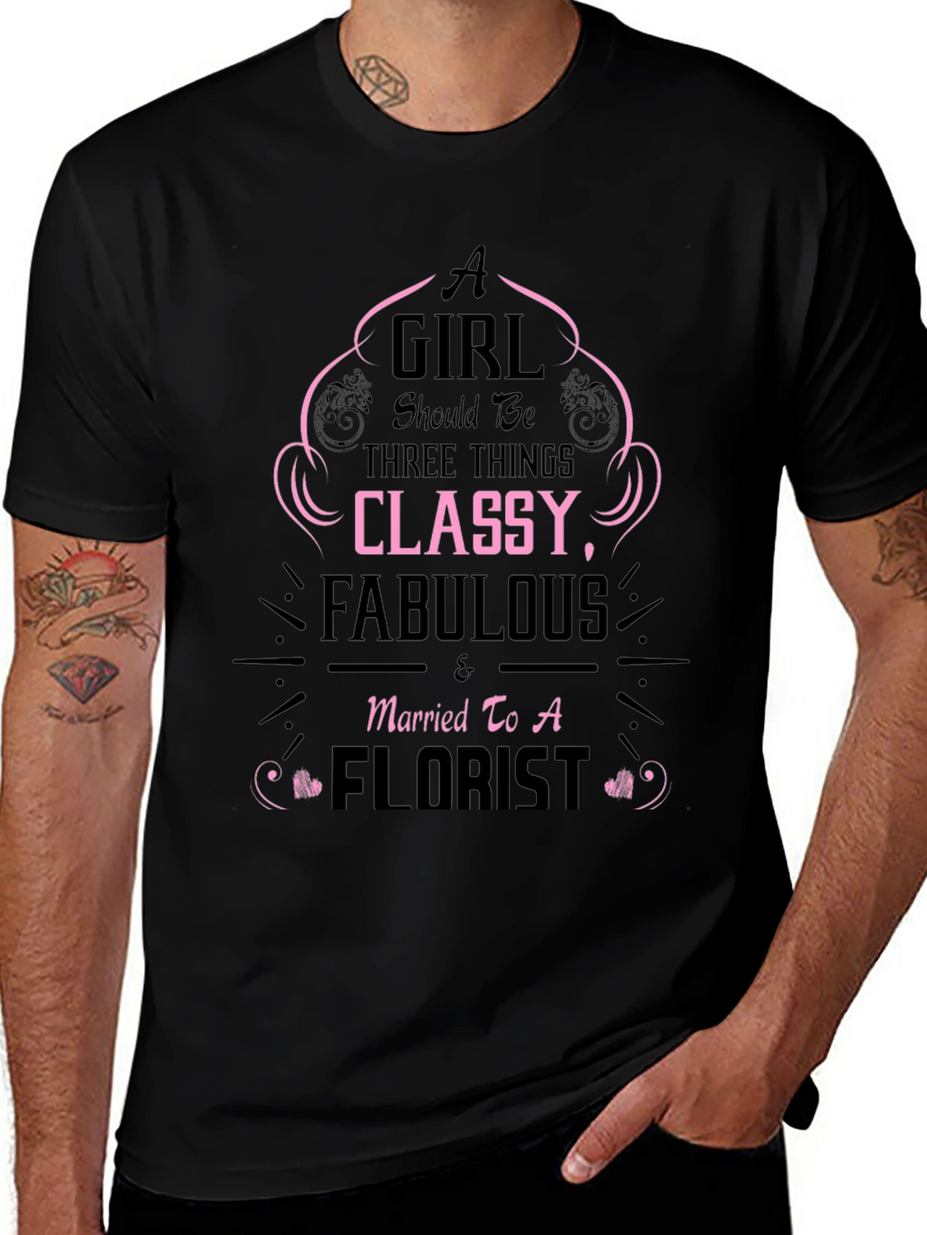 Classy Fabulous Florist Graphic Tee
