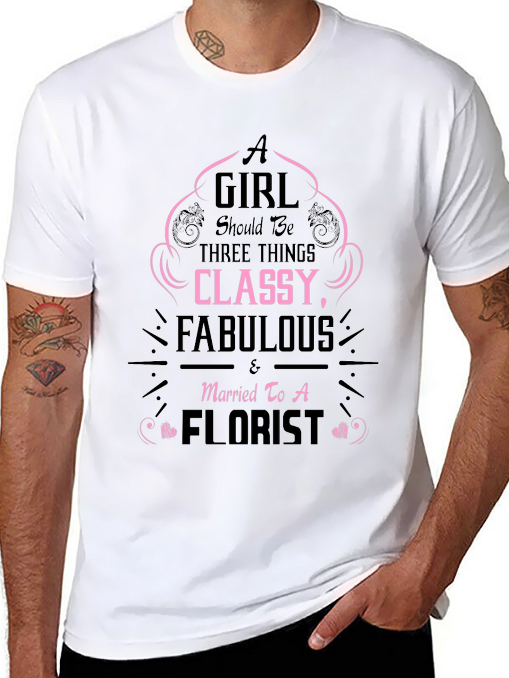 Classy Fabulous Florist Graphic Tee