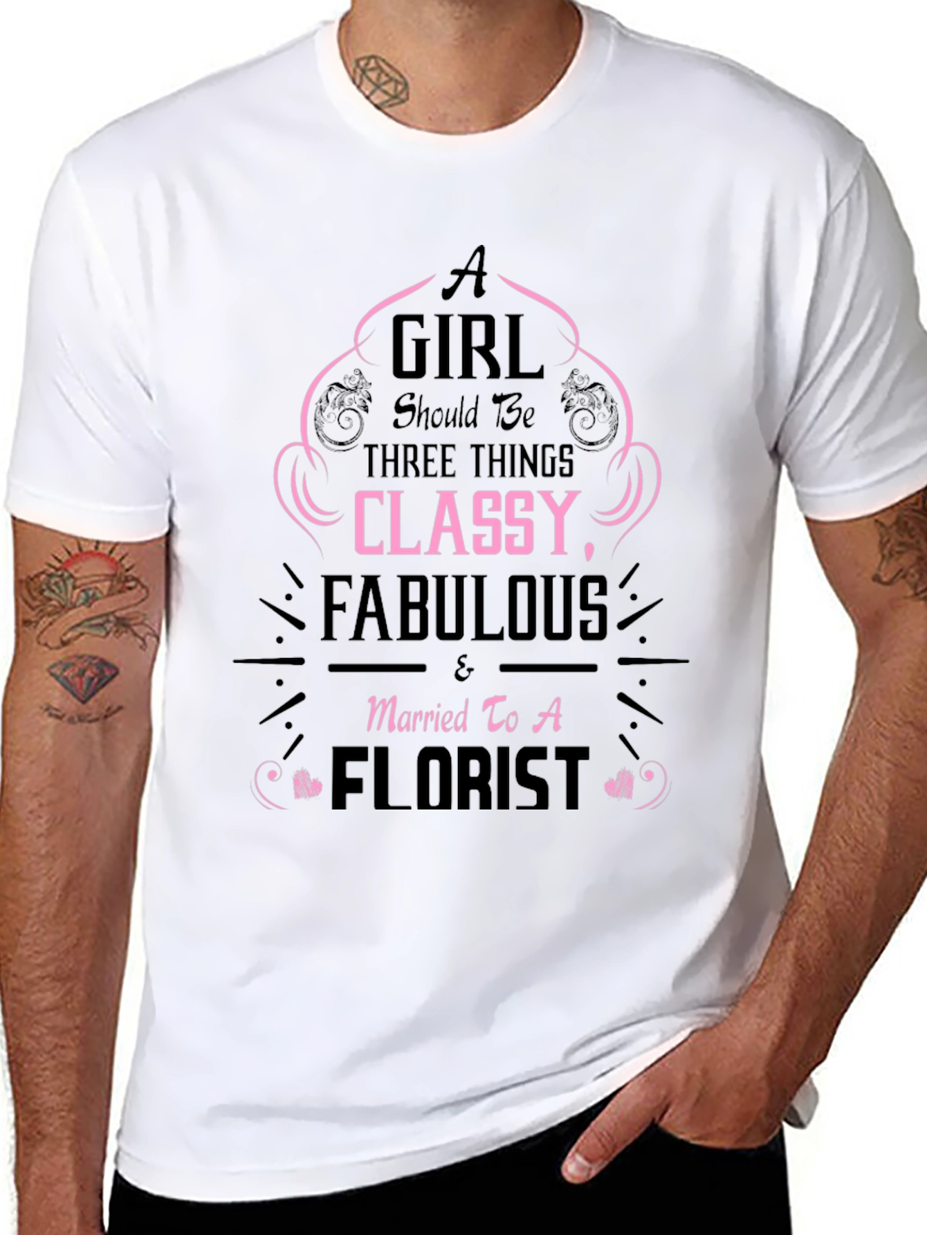Classy Fabulous Florist Graphic Tee