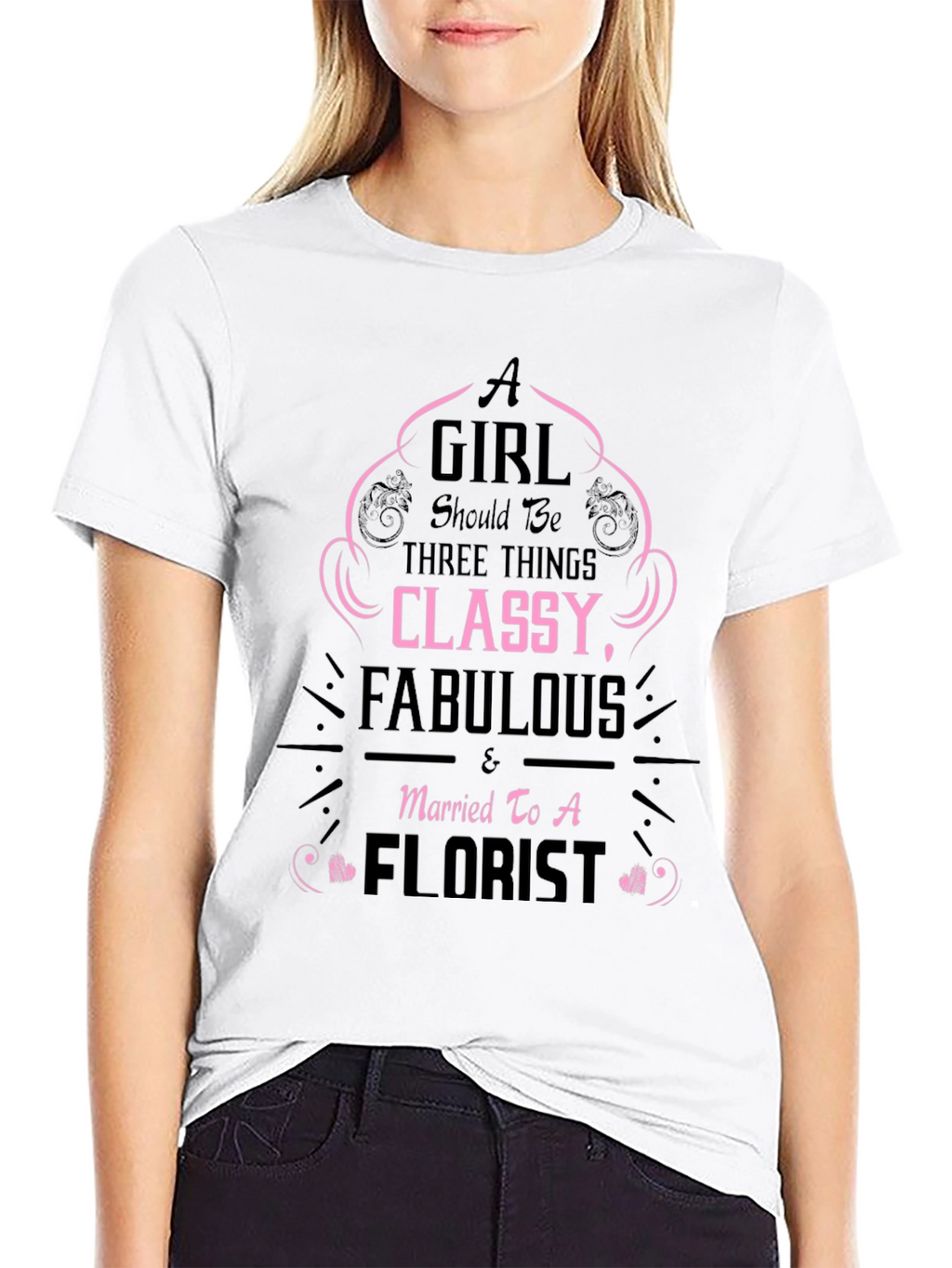 Classy Fabulous Florist Graphic Tee