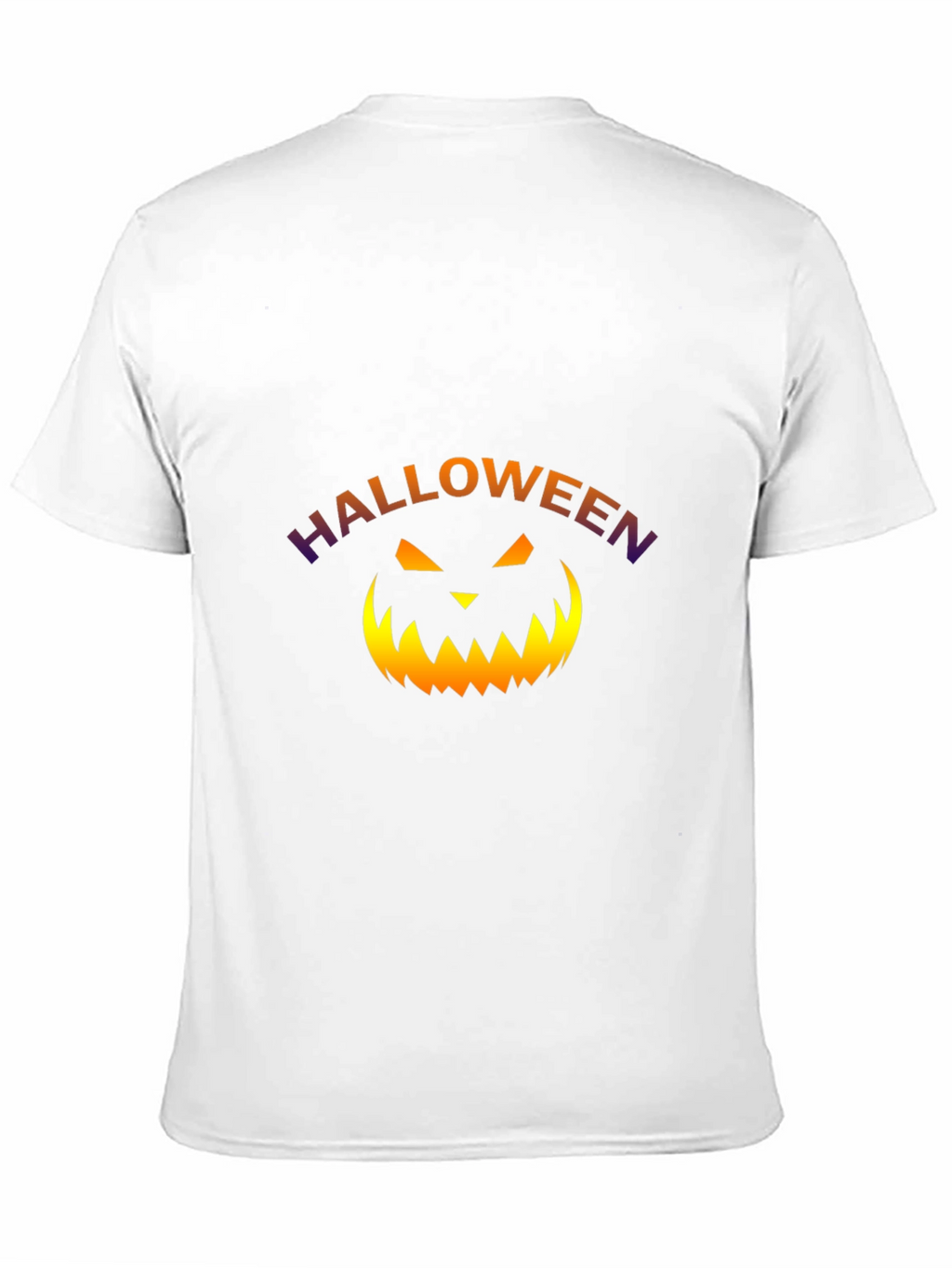 Halloween Pumpkin Graphic Black T-Shirt