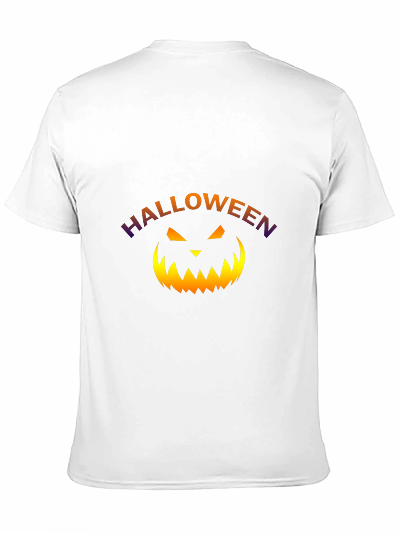 Halloween Pumpkin Graphic Black T-Shirt