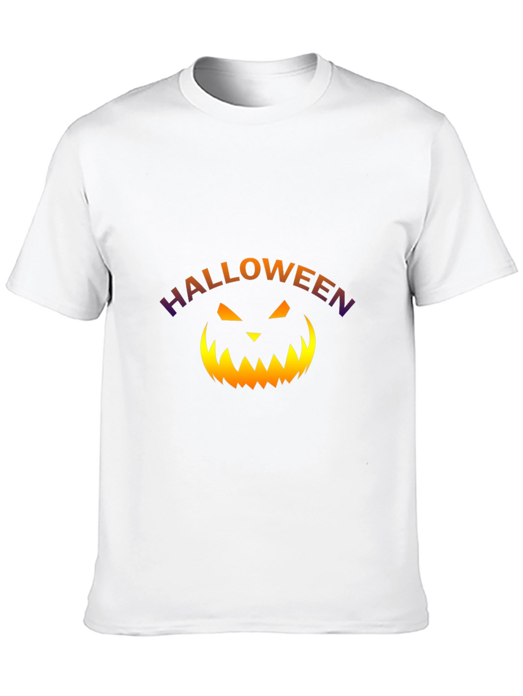 Halloween Pumpkin Graphic Black T-Shirt