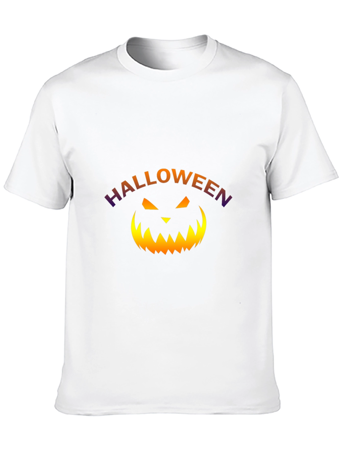 Halloween Pumpkin Graphic Black T-Shirt
