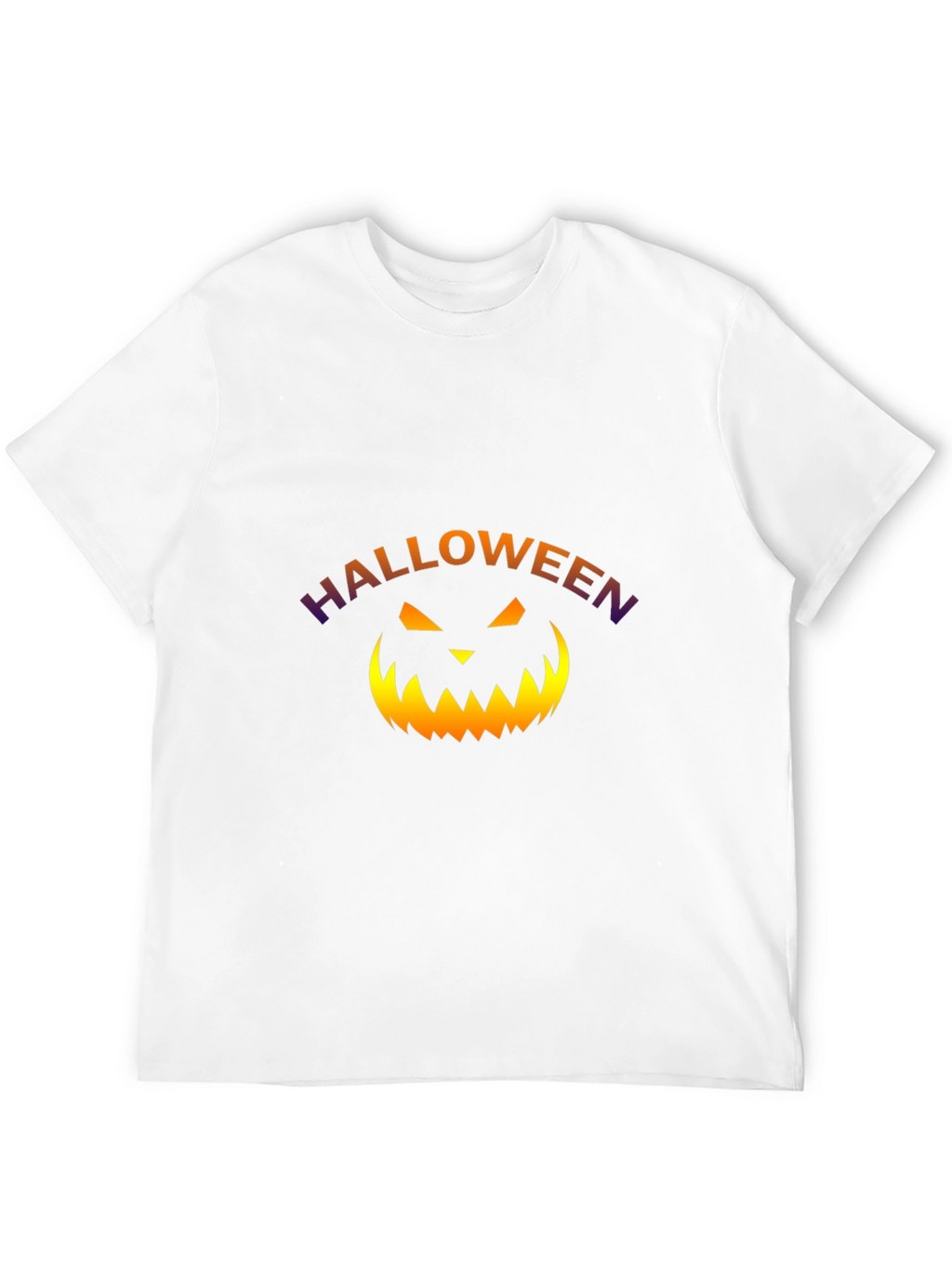 Halloween Pumpkin Graphic Black T-Shirt