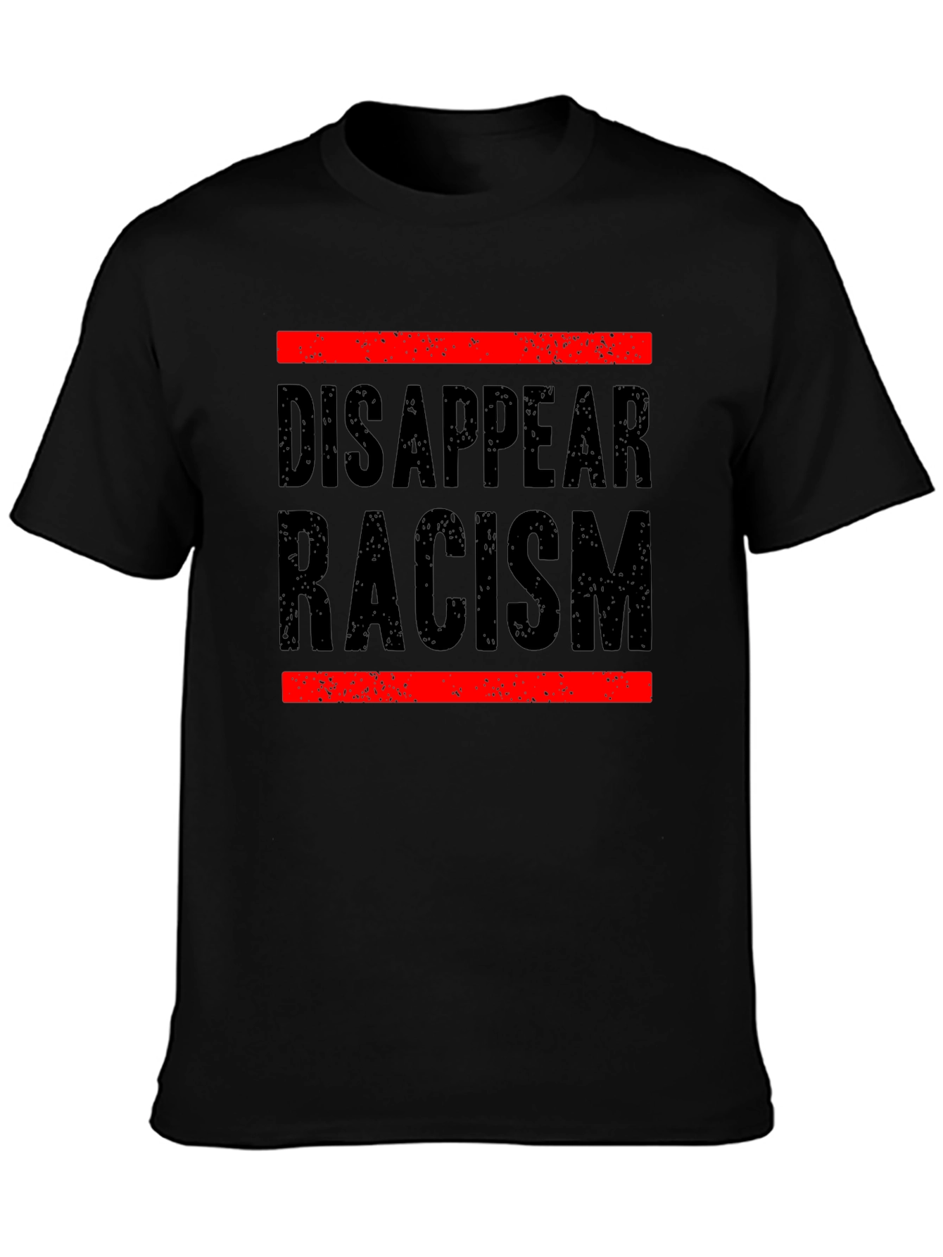 Disappear Racism Graphic Tee - Social Justice Shirt