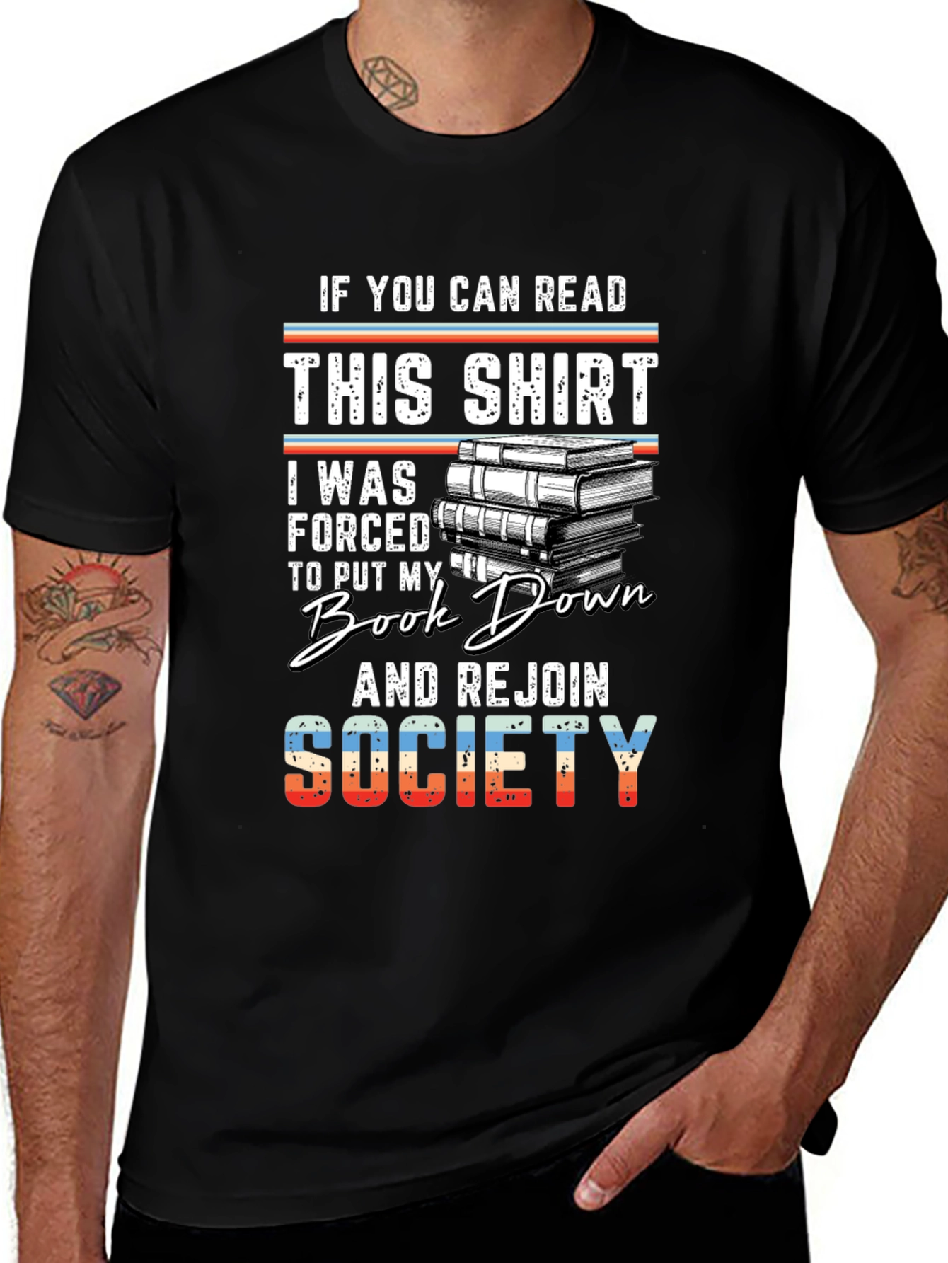 Book Lover T-Shirt - If You Can Read This
