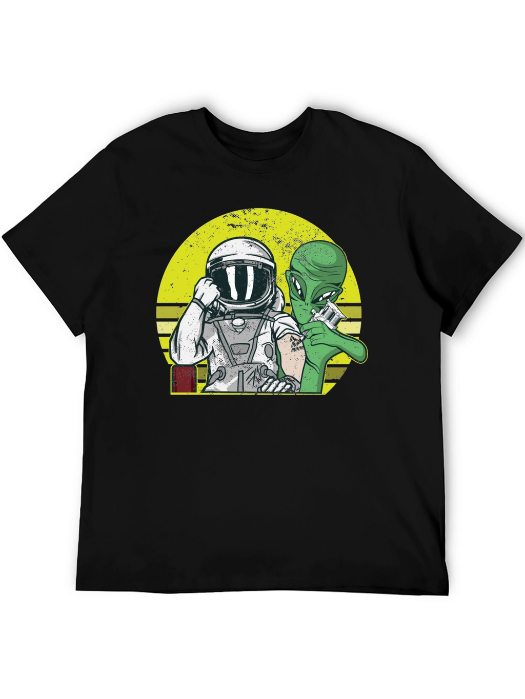 Astronaut Alien Tattoo Graphic Tee