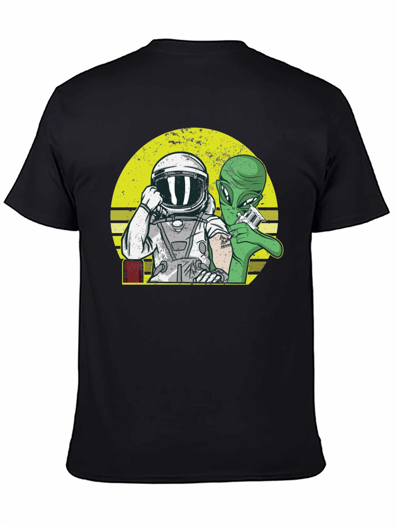 Astronaut Alien Tattoo Graphic Tee