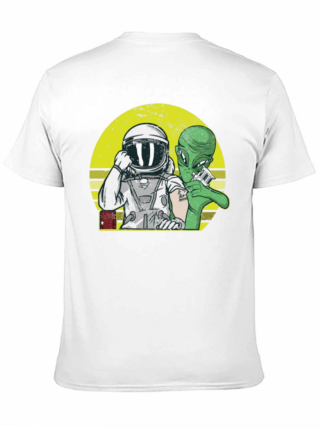 Astronaut Alien Tattoo Graphic Tee
