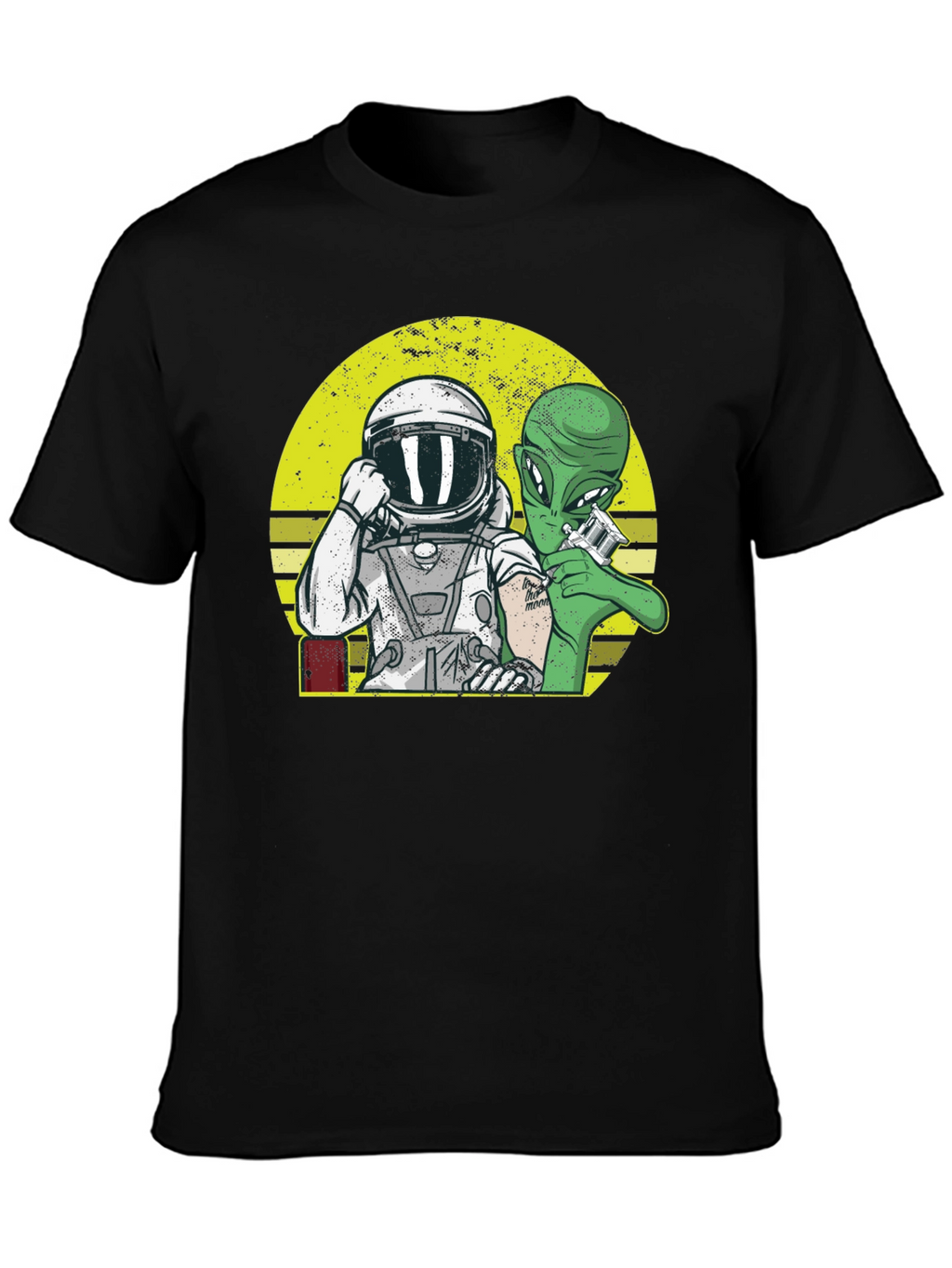 Astronaut Alien Tattoo Graphic Tee