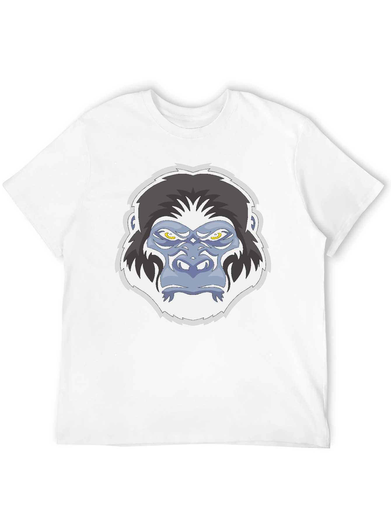 Gorilla Graphic Print Black T-Shirt