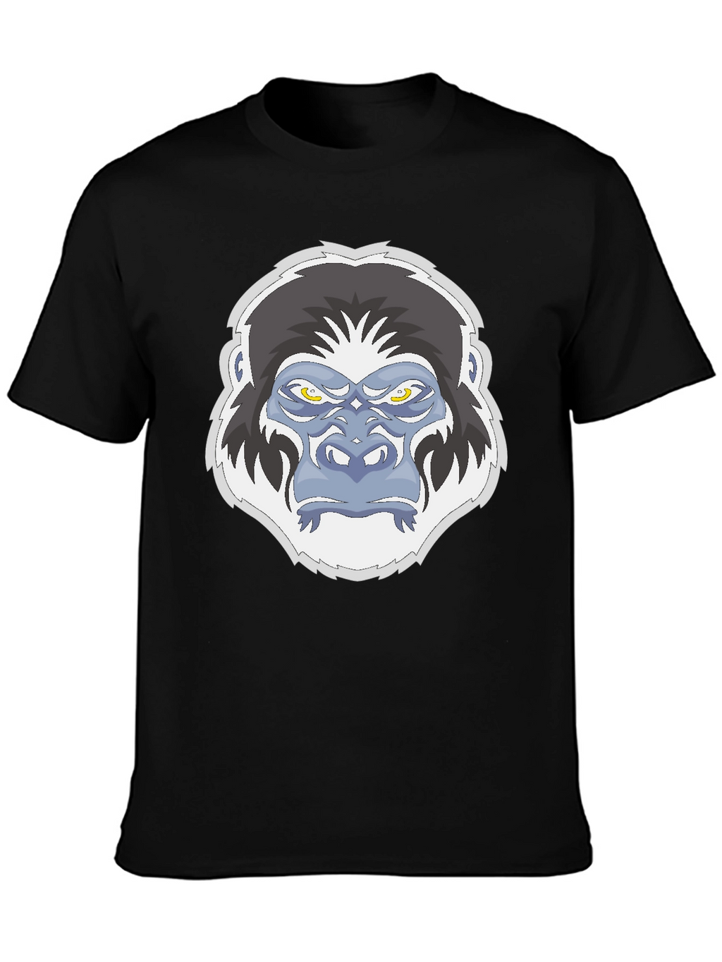 Gorilla Graphic Print Black T-Shirt