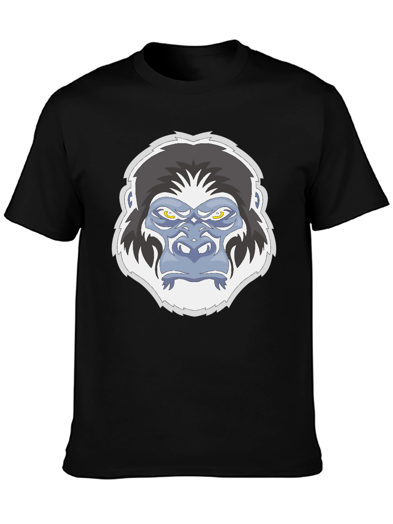 Gorilla Graphic Print Black T-Shirt
