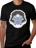 Gorilla Graphic Print Black T-Shirt